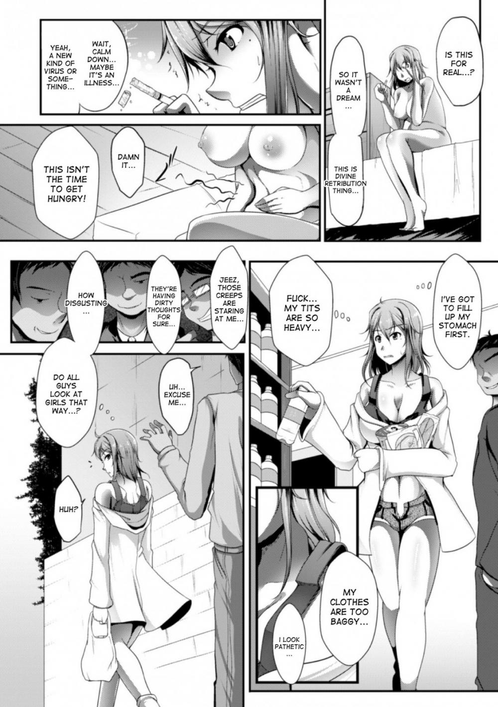 Hentai Manga Comic-Divine Punishment! I was turned into a cute girl who gets raped!-Read-4